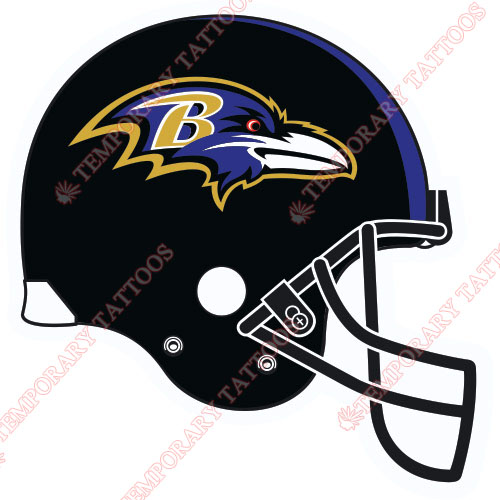 Baltimore Ravens Customize Temporary Tattoos Stickers NO.428